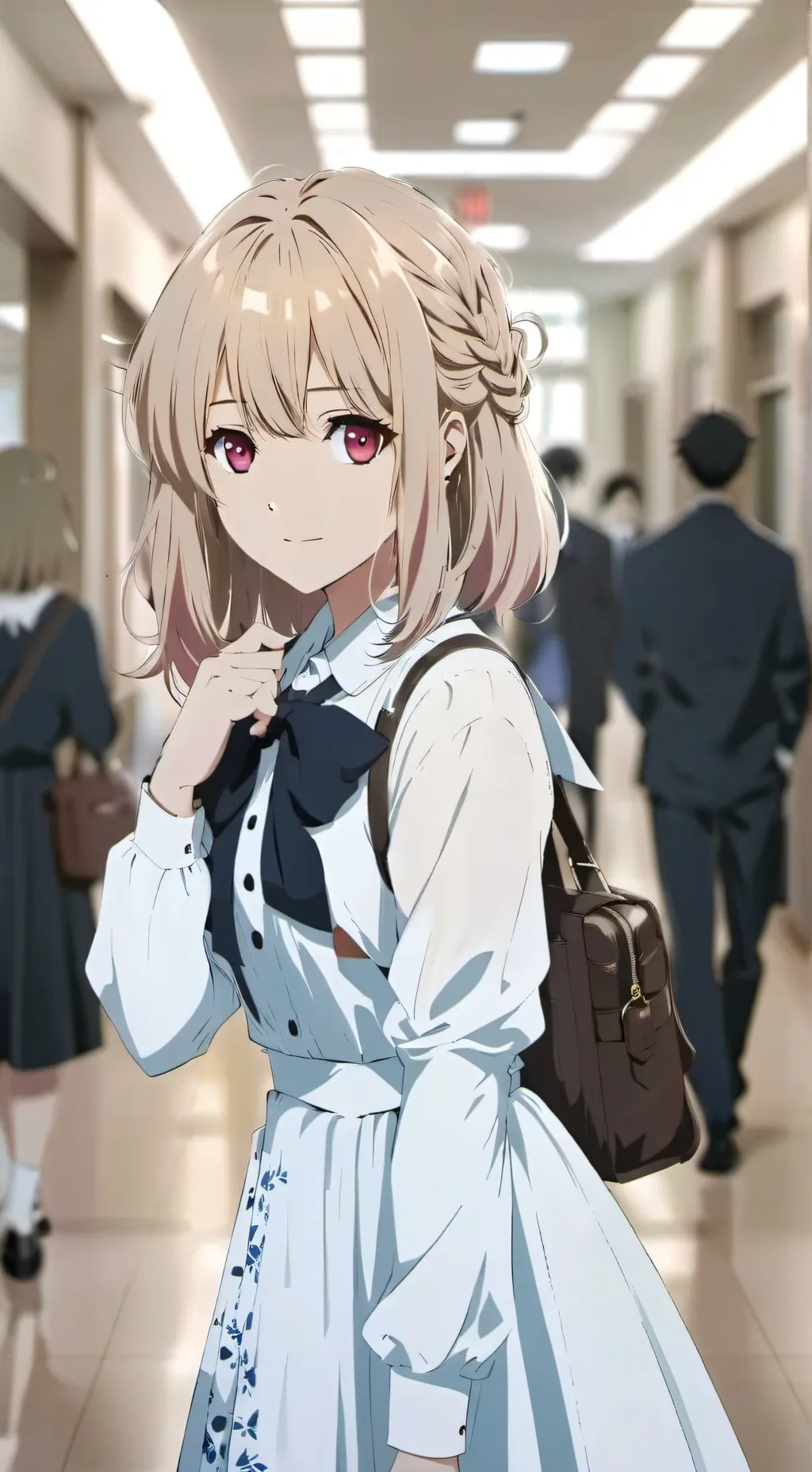 ai character: ameila  background