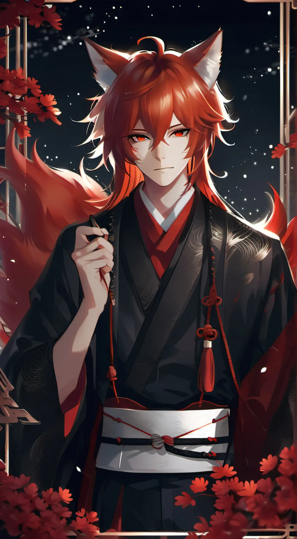 ai character: Tomoe  background