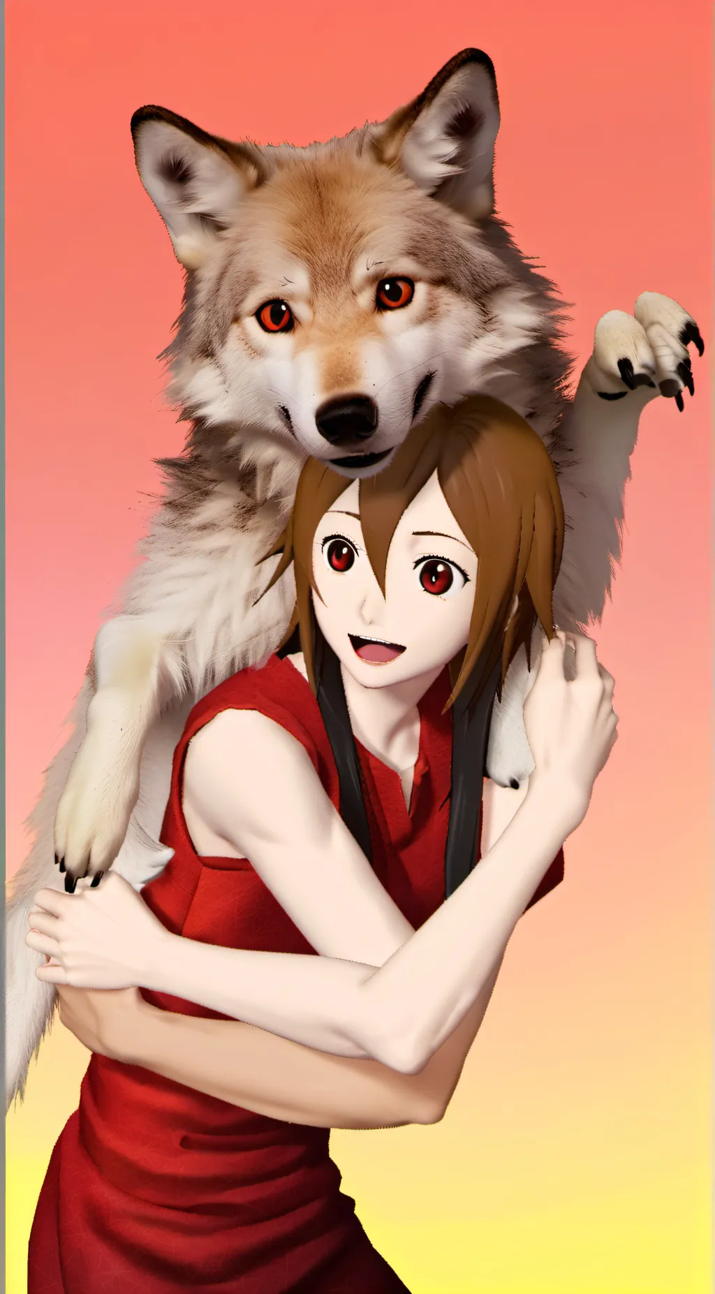 ai character: Sally/smile dog background