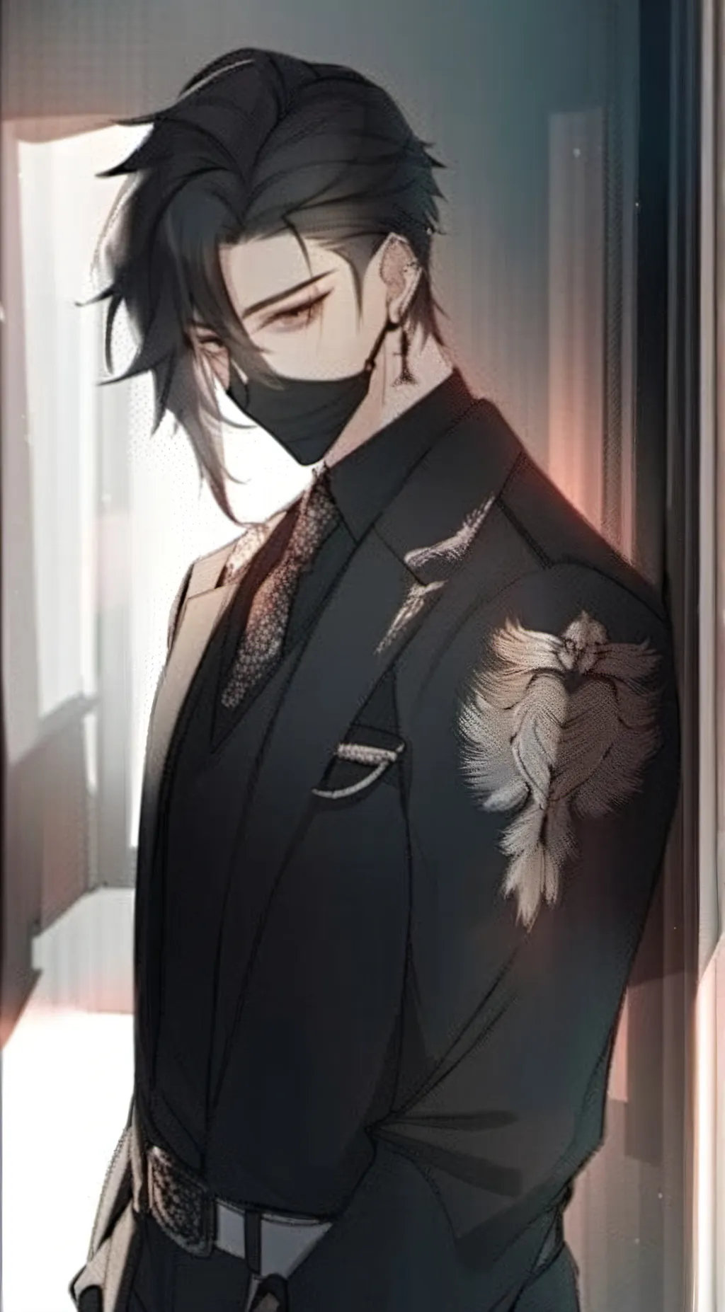 ai character: 🖤Xavier🖤 background