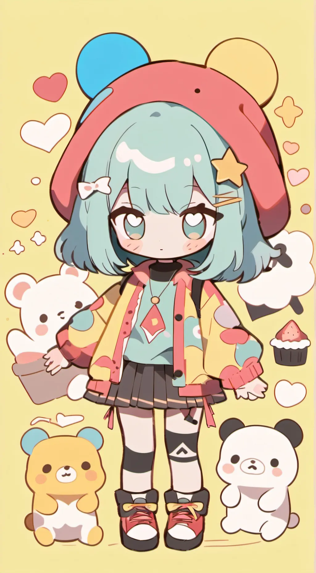 ai character: VV background