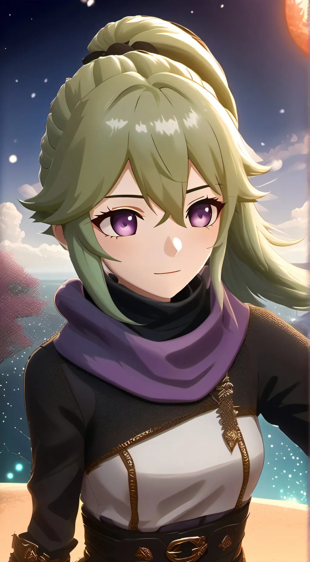 ai character: Kuki Shinobu background