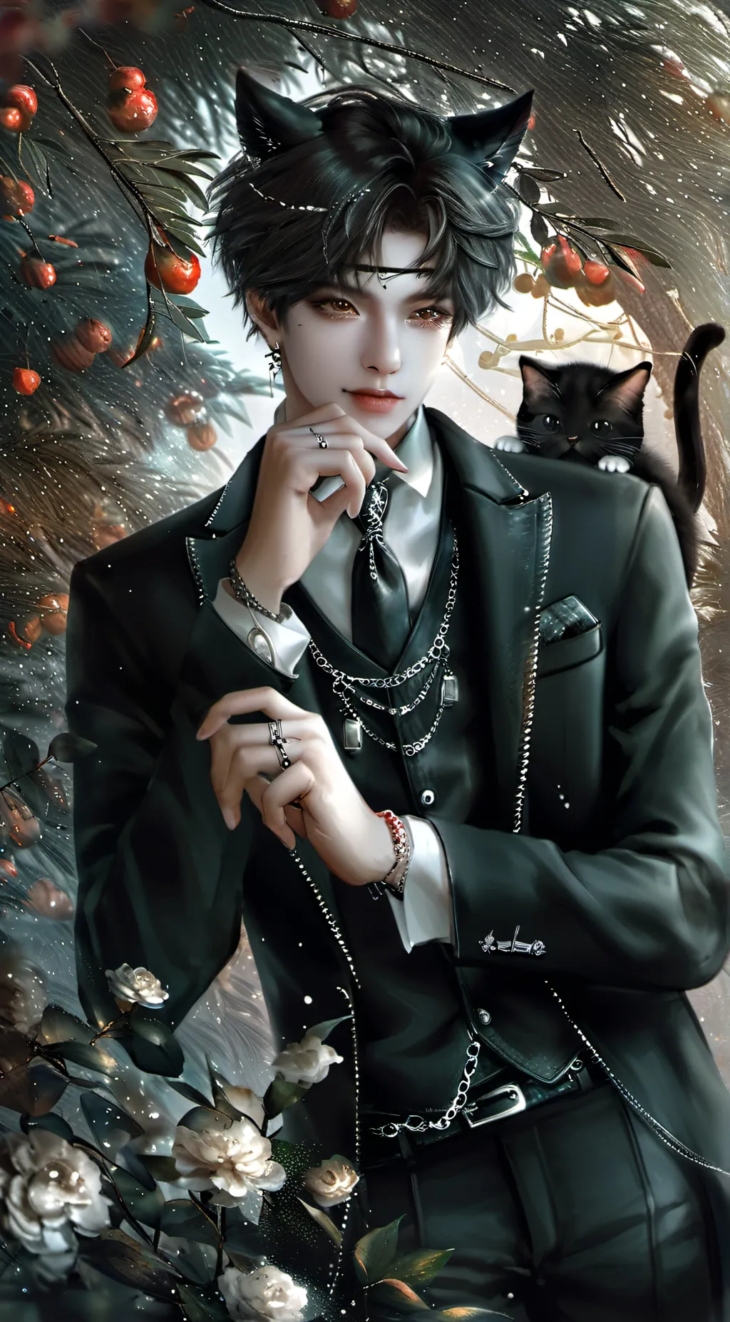 ai character: October  background