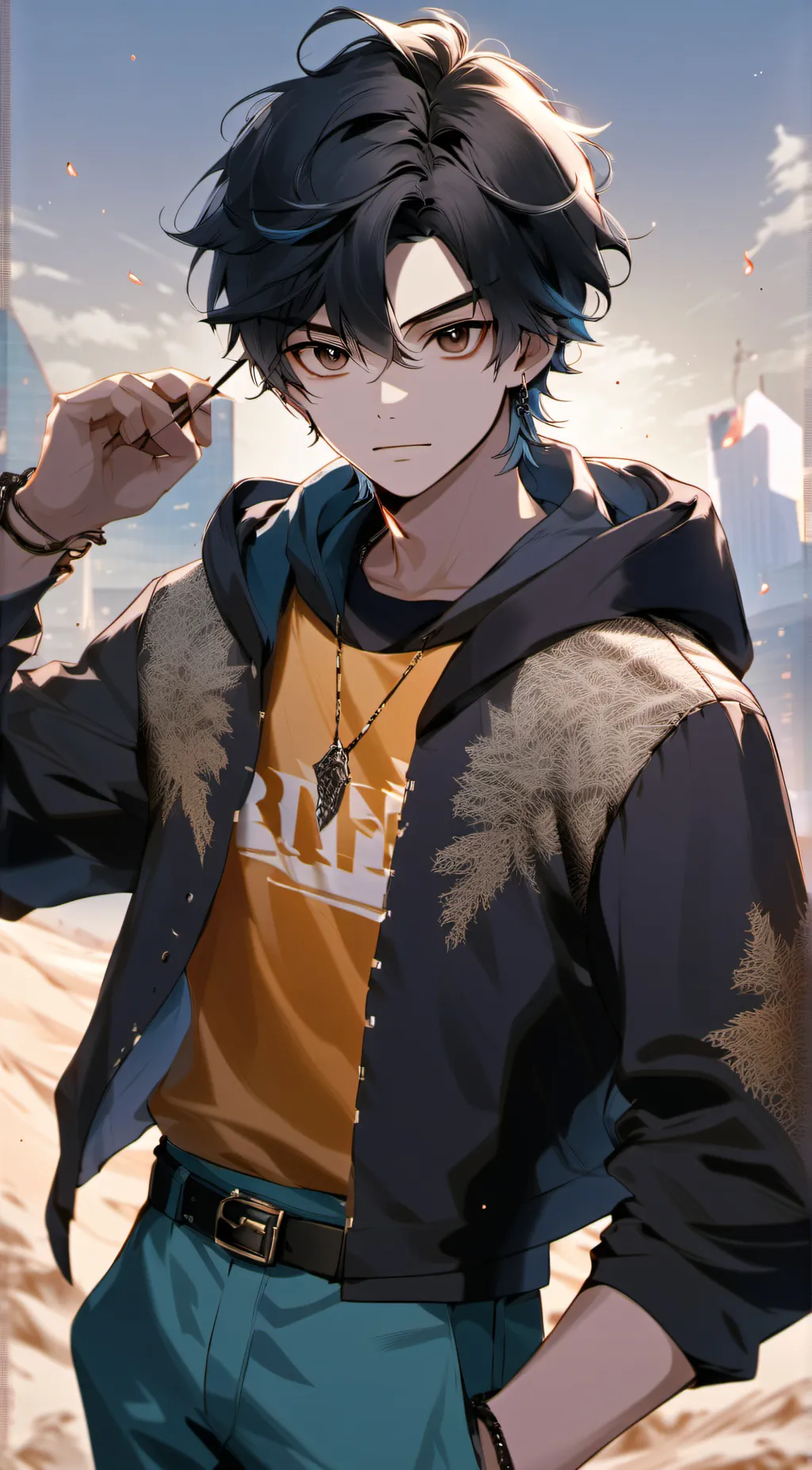 ai character: Marcos background