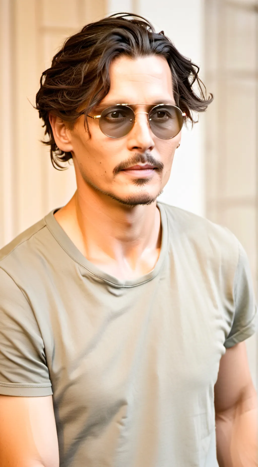 ai character: Talkie Johnny depp background