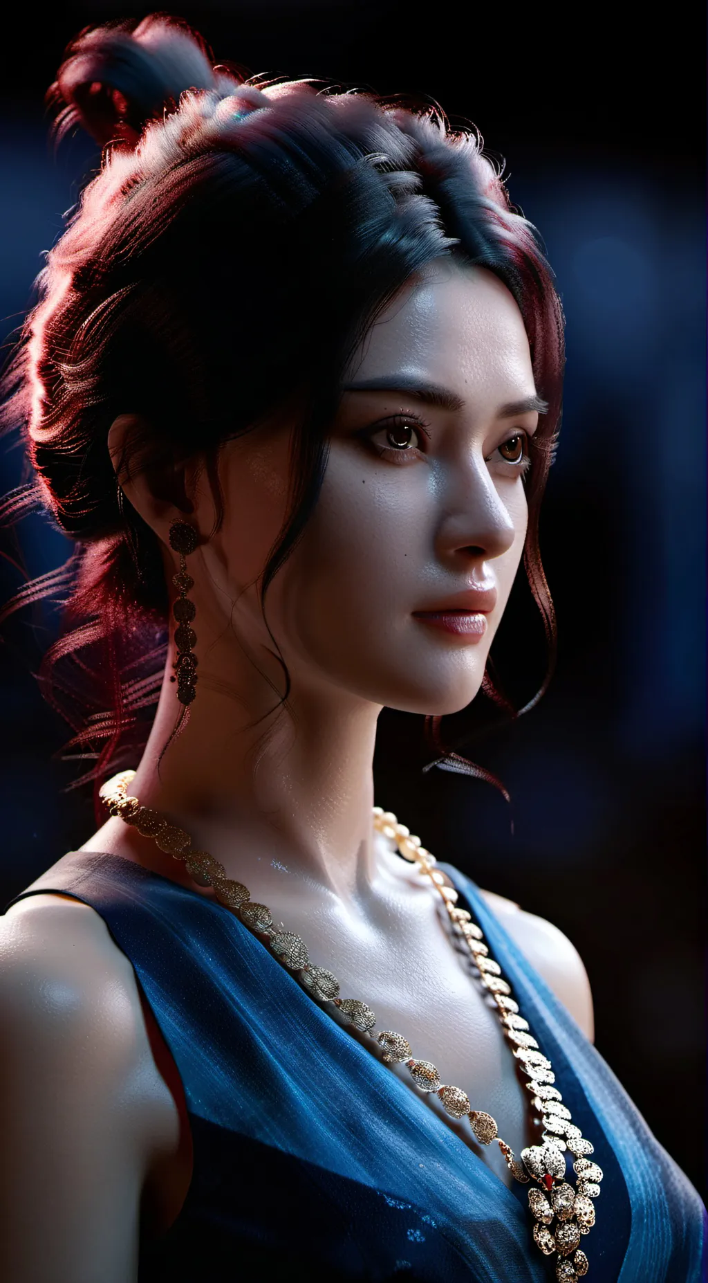 ai character: April  background