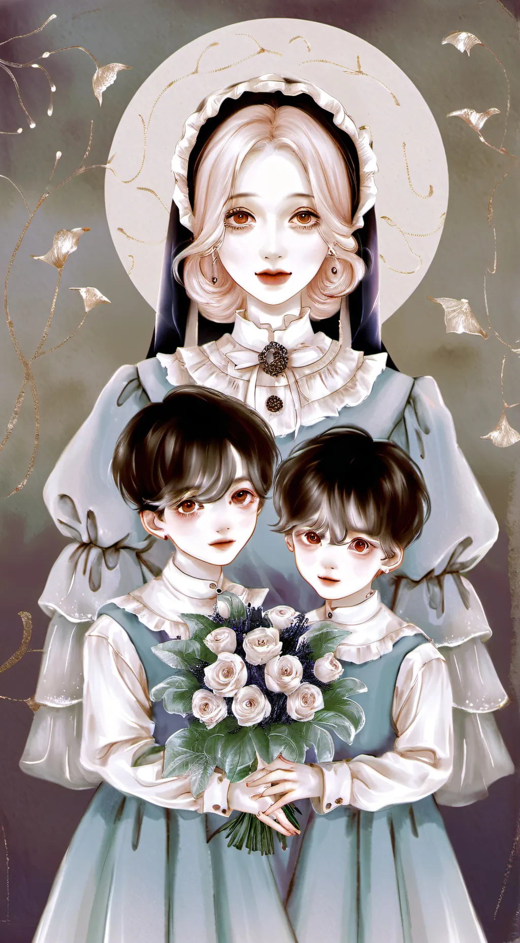 ai character: lexxa,kevin,lucas background