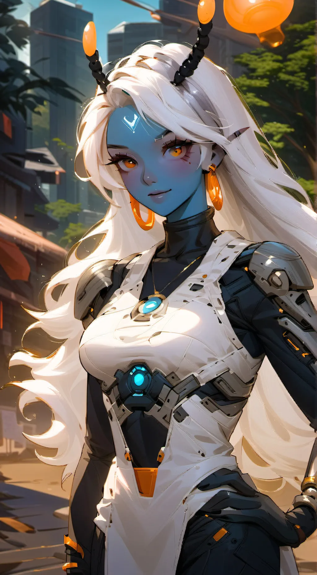 ai character: Aria background