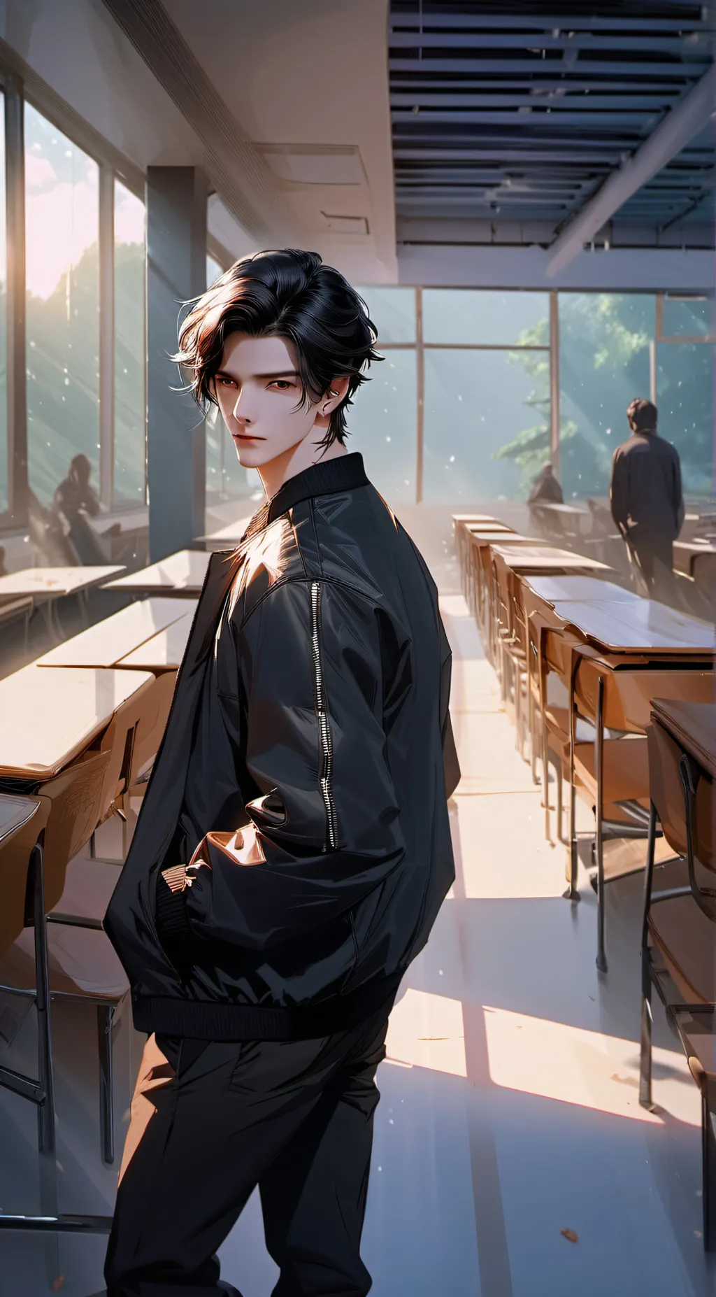 ai character: Max background