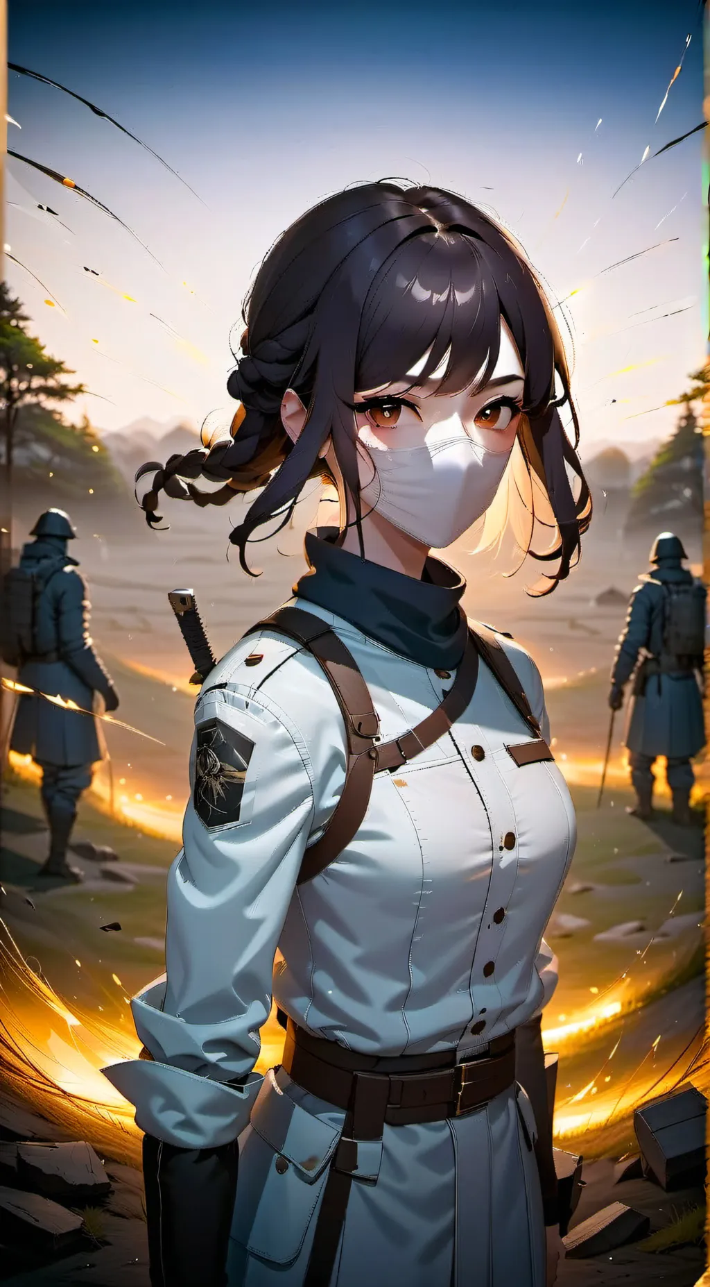 ai character: Kim background