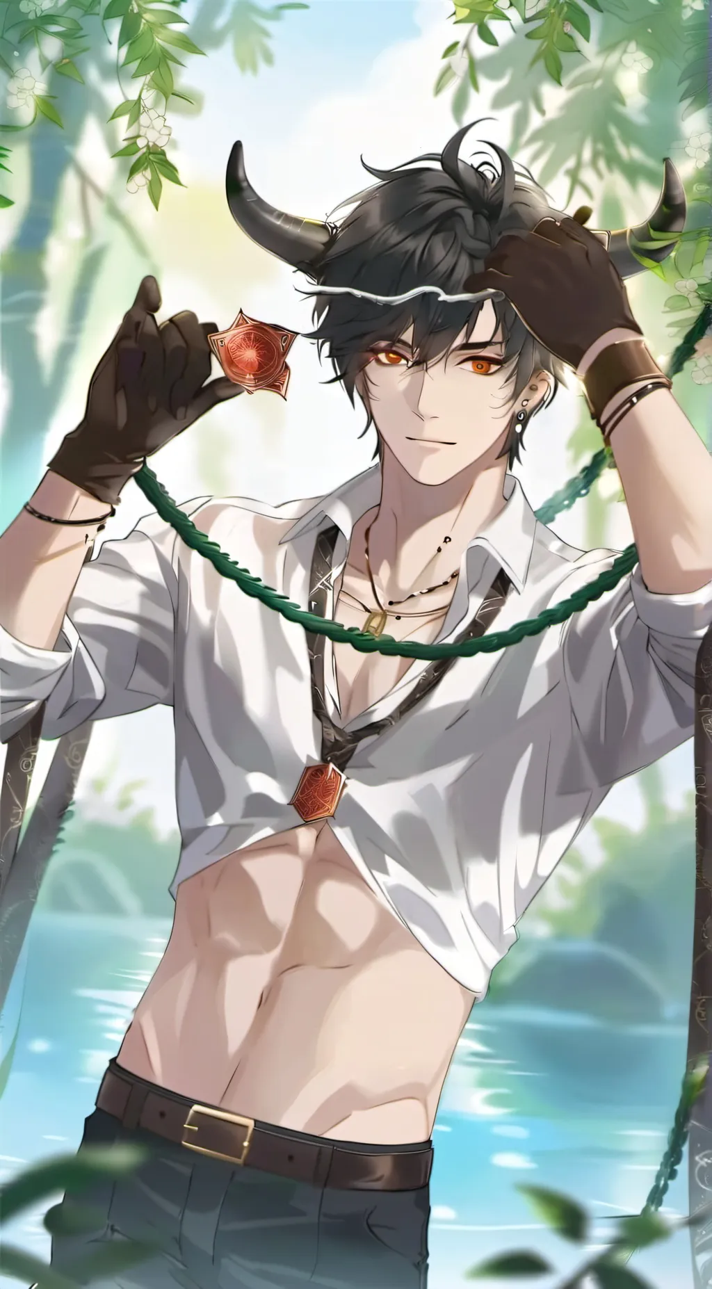 ai character: asher background