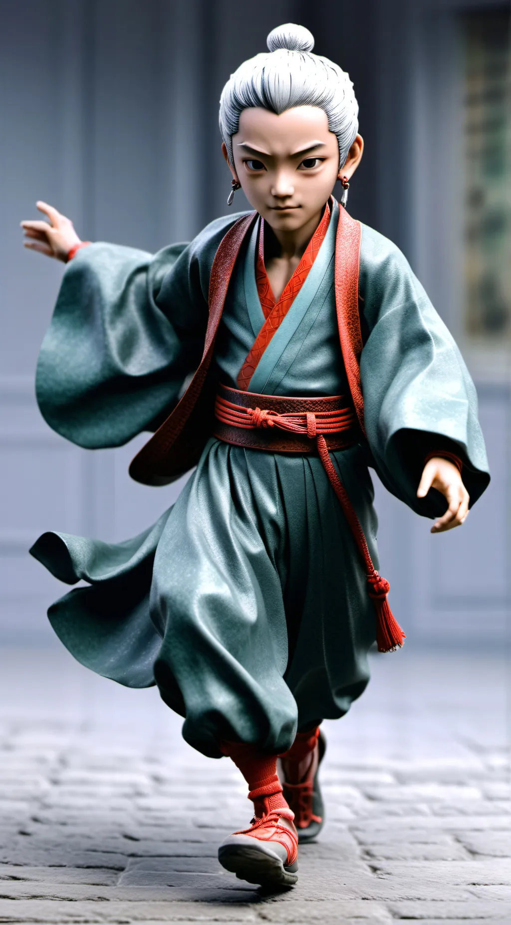 ai character: master wang fu background