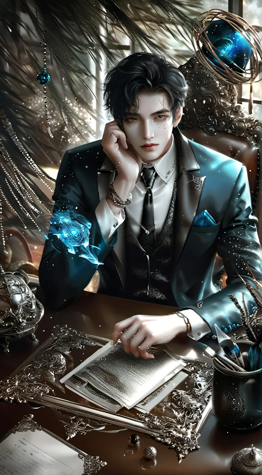 ai character: Andrew background