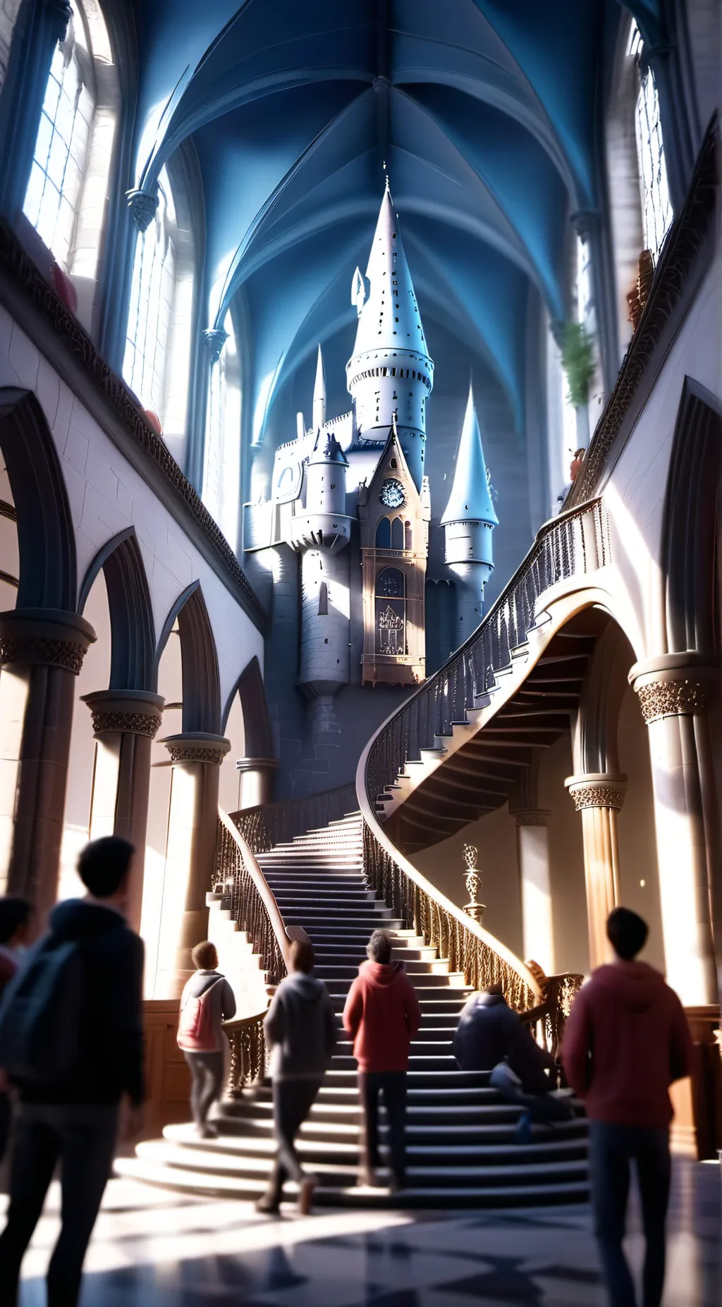 ai character: hogwarts background