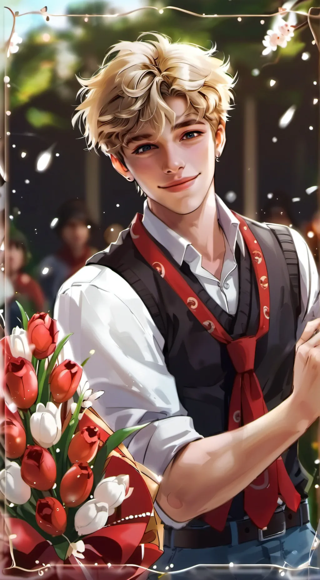 ai character: David  background