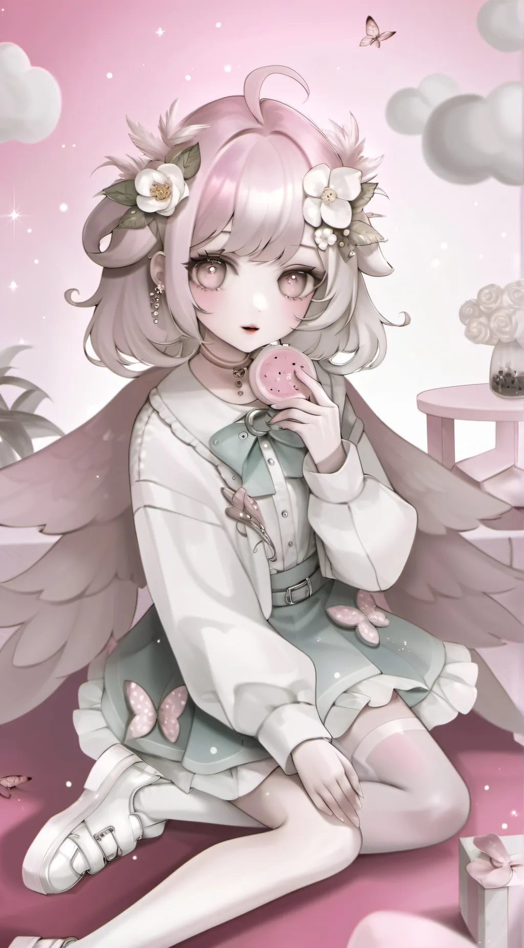 ai character: Liz  background