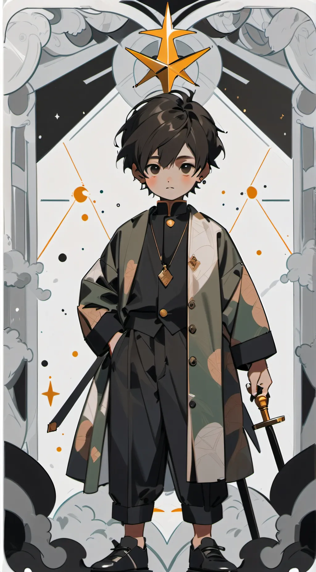 ai character: shadow  background