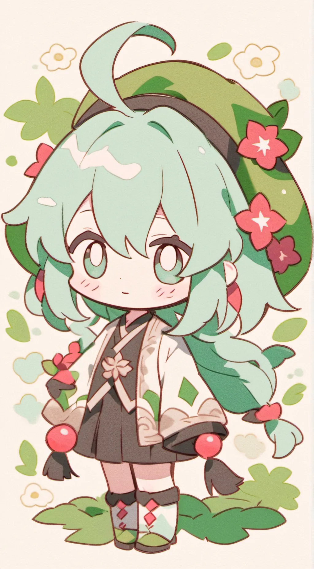 ai character: planty background