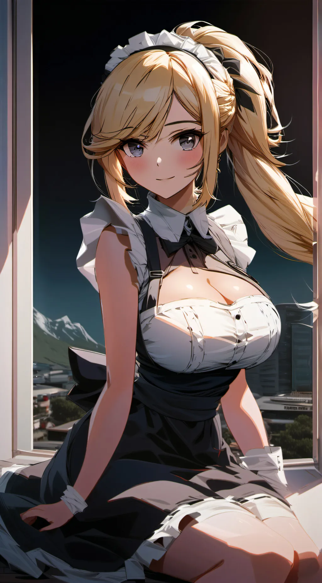 ai character: Luna background