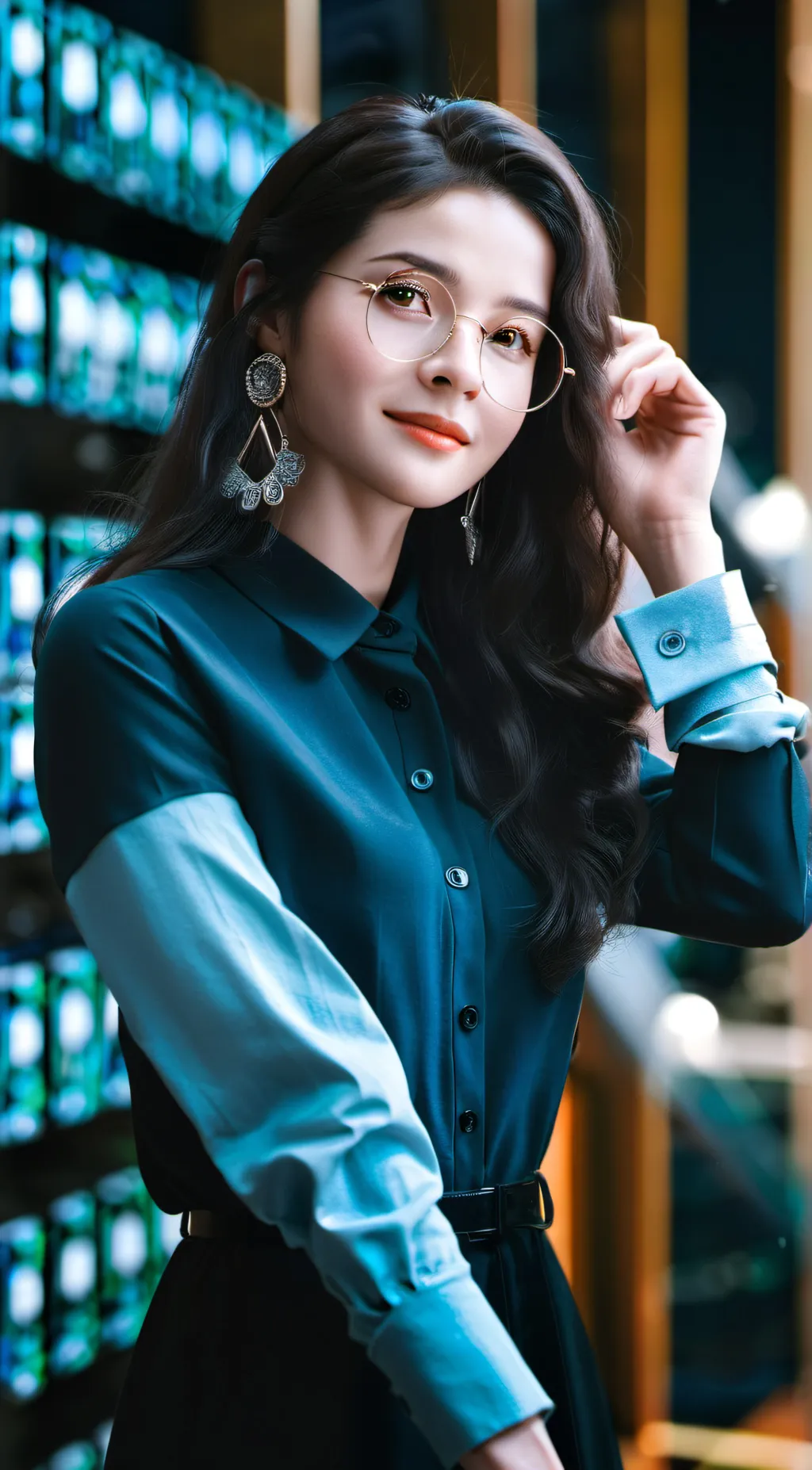 ai character: Kitty  background