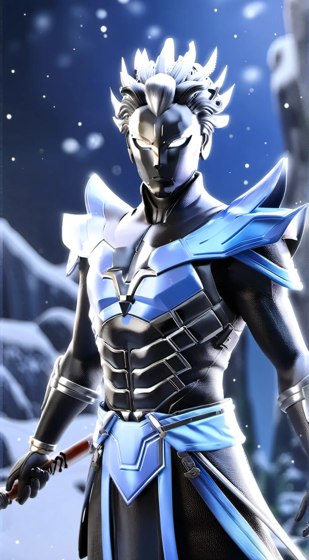 ai character: 奥特曼 background