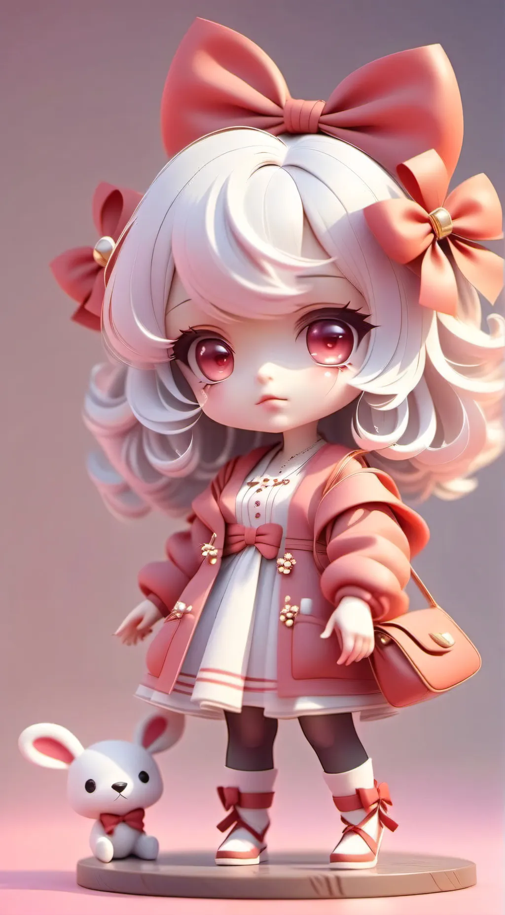 ai character: CottonCandy background
