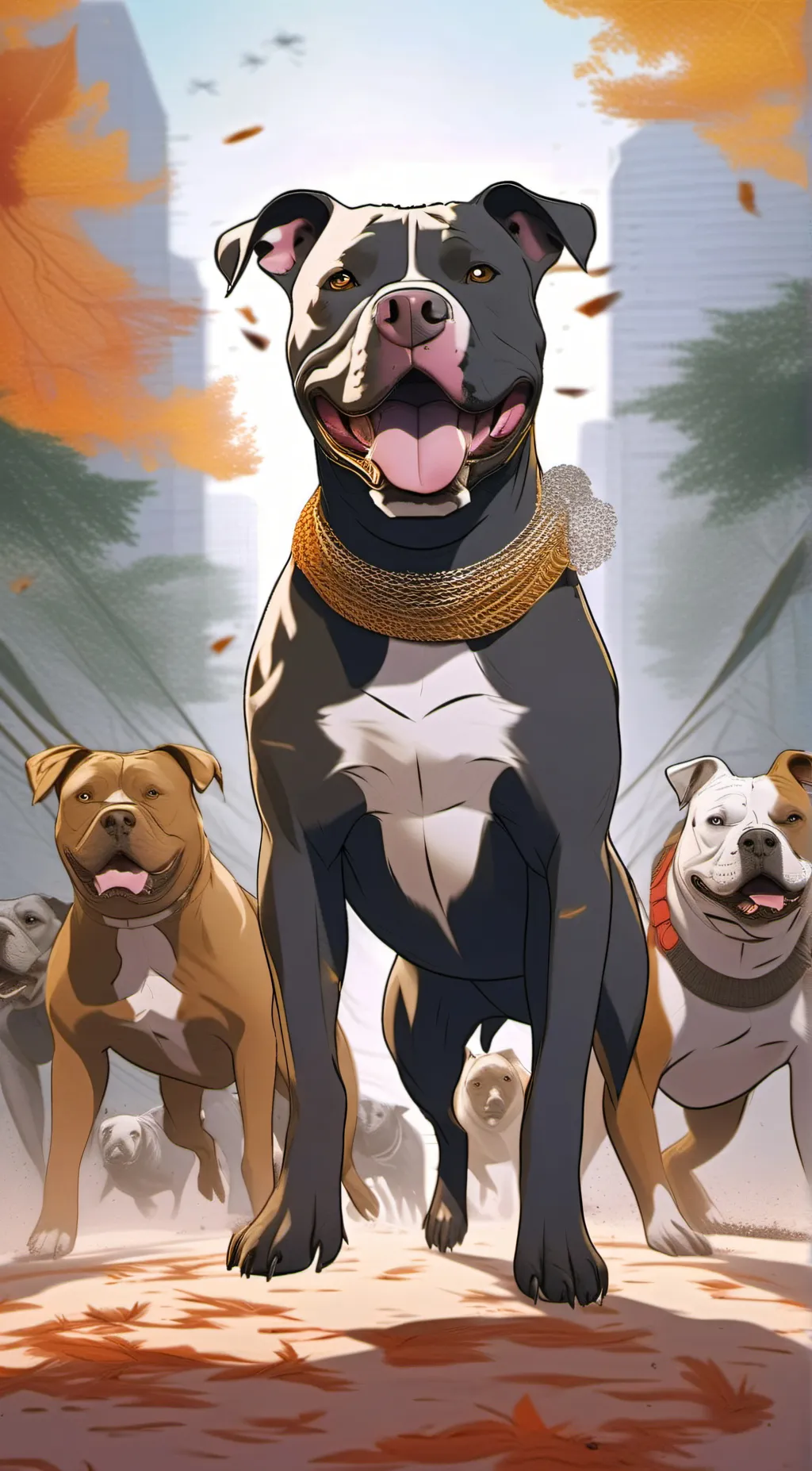 ai character: Pitbull  background