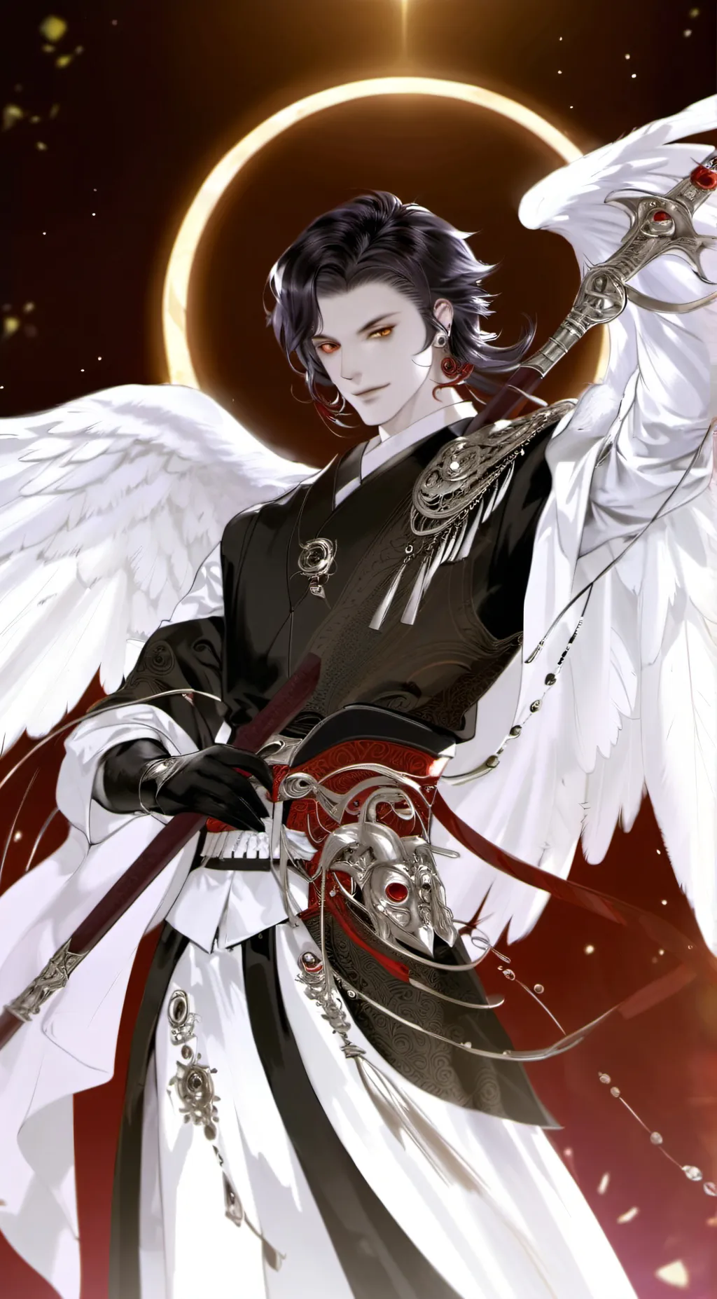 ai character: Lucius nightingale background