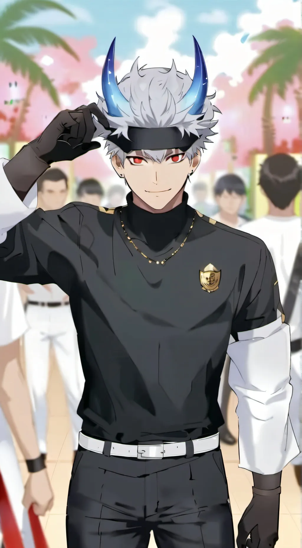 Talkie AI - Chat with blue demom