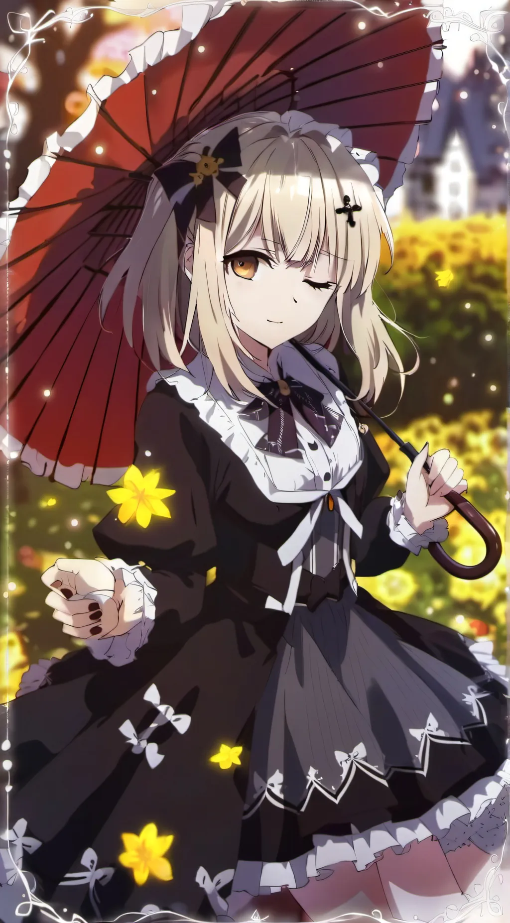 ai character: toga background