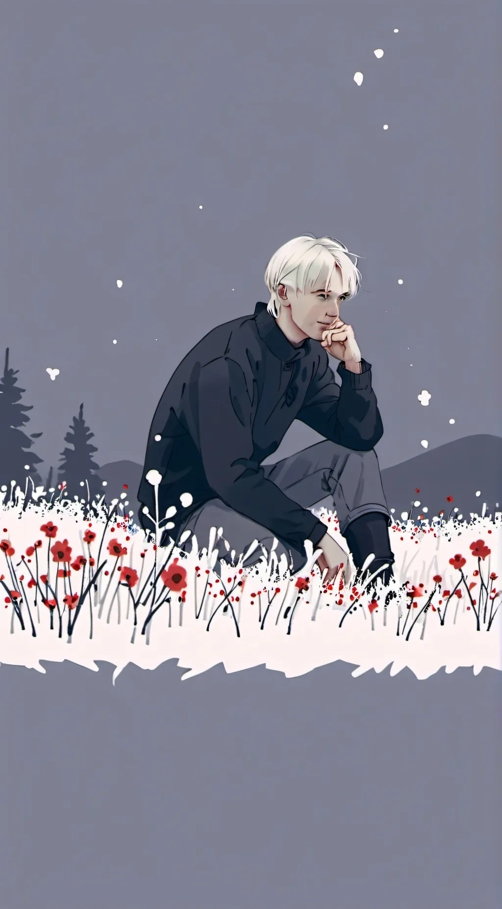 ai character: Draco Malfoy  background