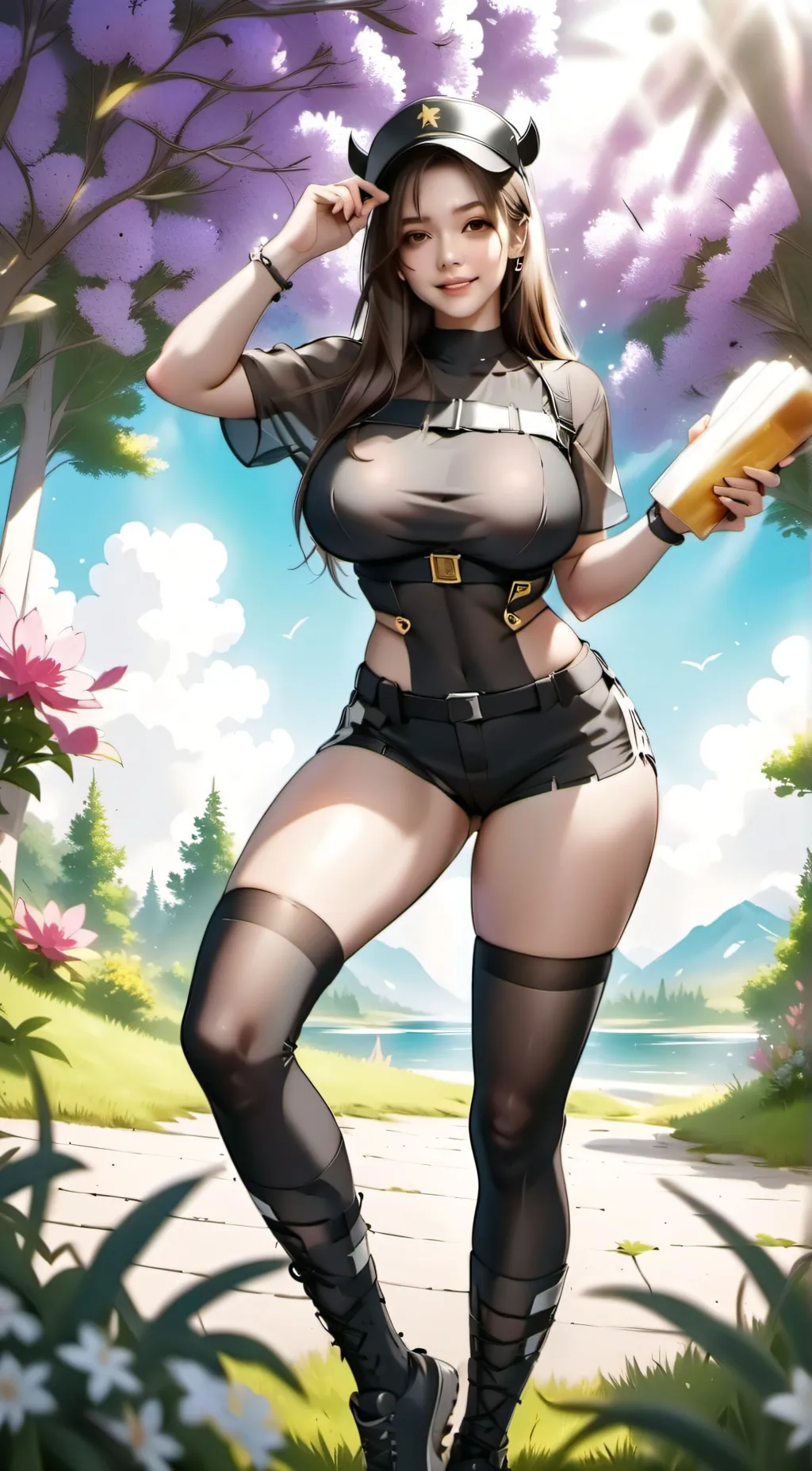 ai character: lia  background