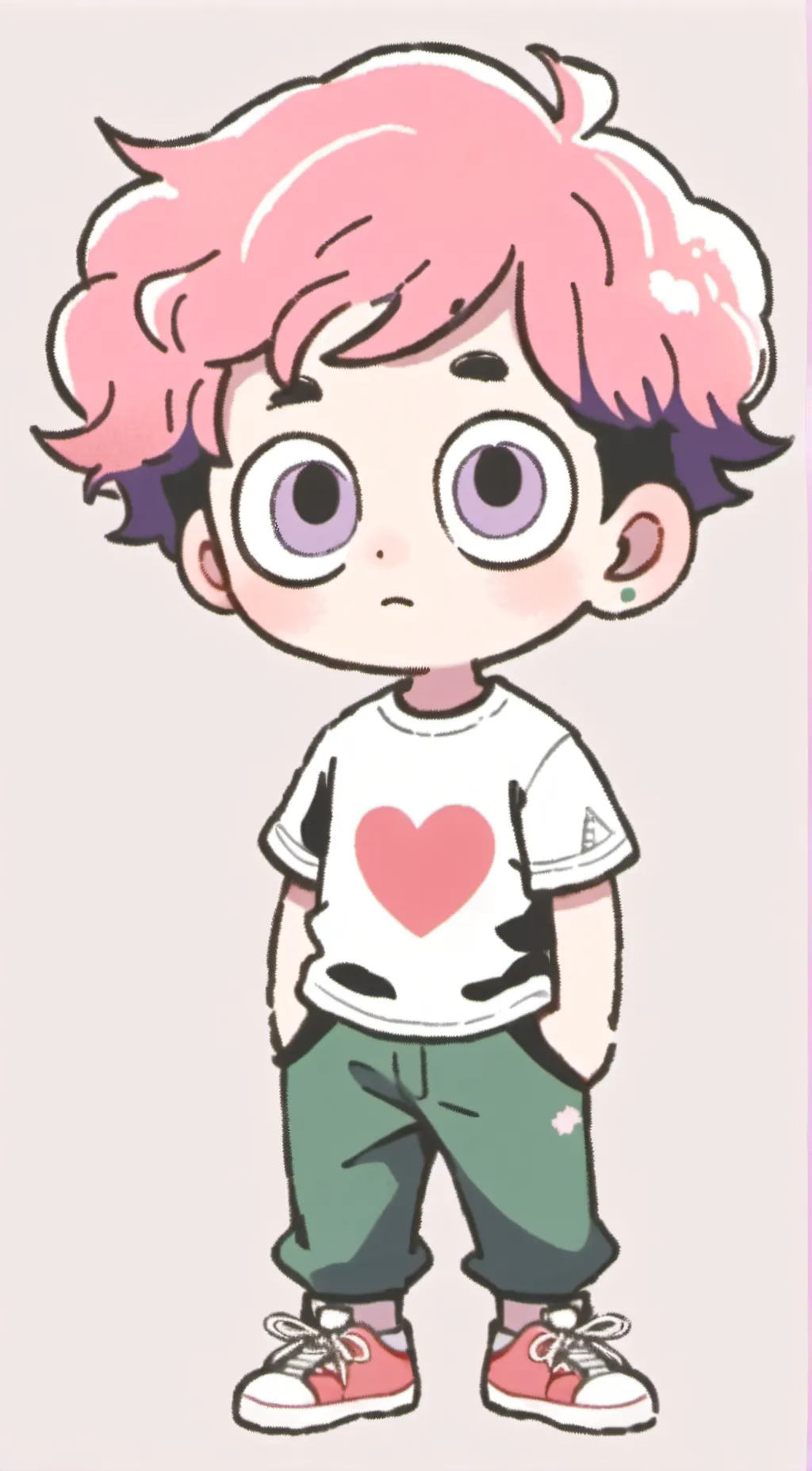 ai character: Candy background