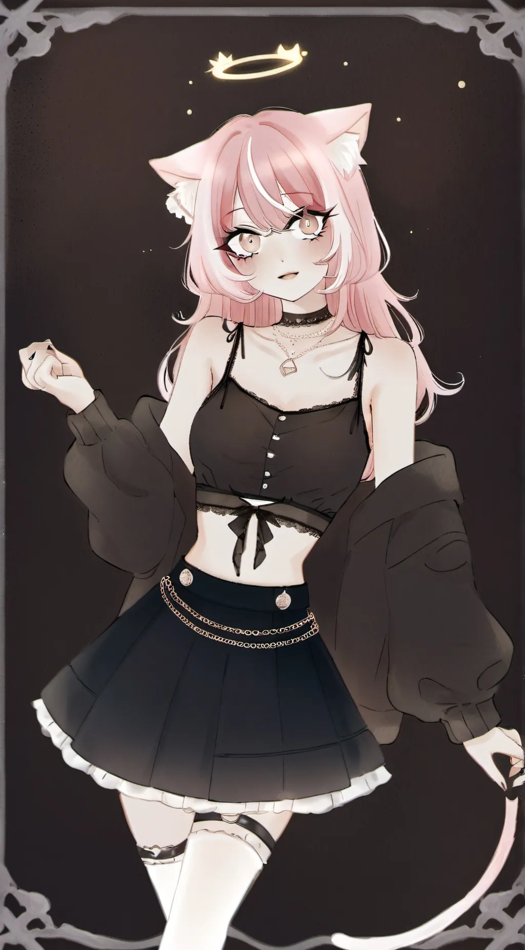 ai character: Kc\kawaii chan background