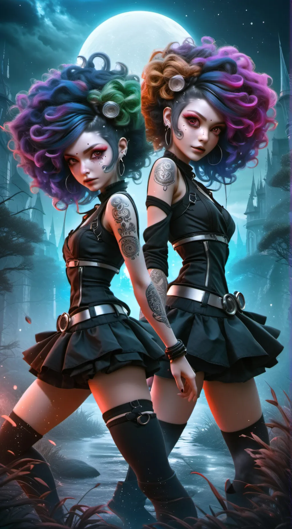 ai character: Logan & Makenna background