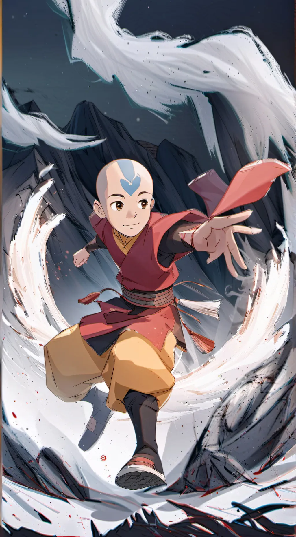 ai character: Aang background