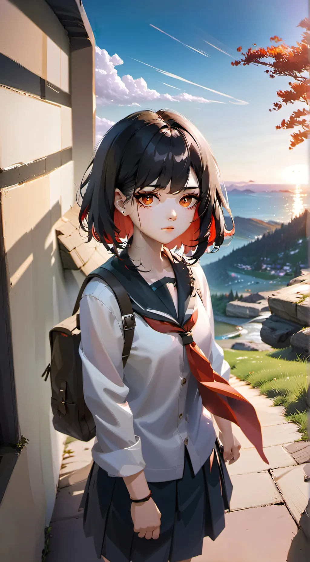 ai character: emily background