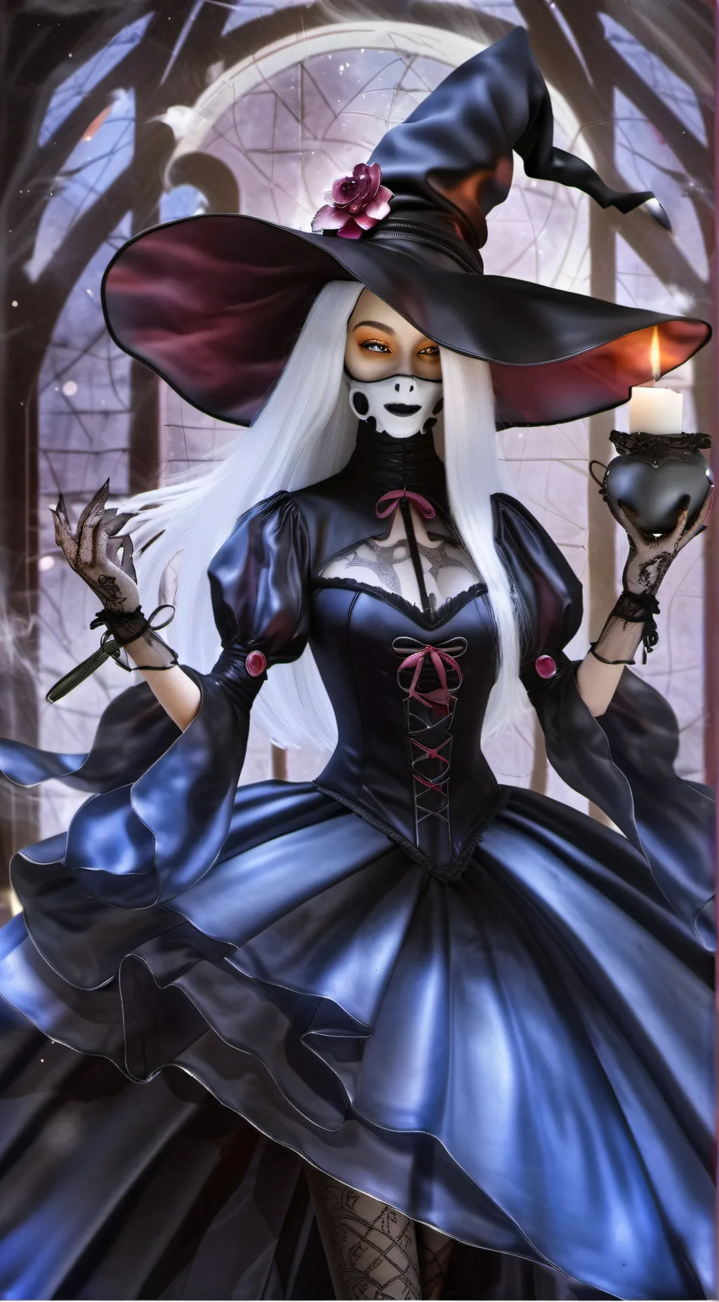 ai character: Emerald background