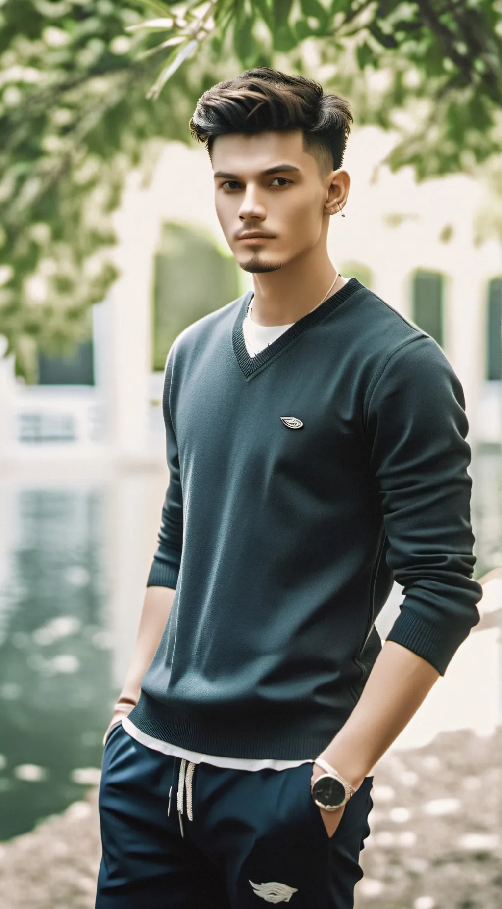 ai character: angelo background