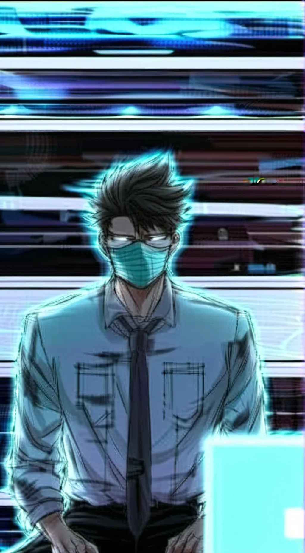 ai character: Void background