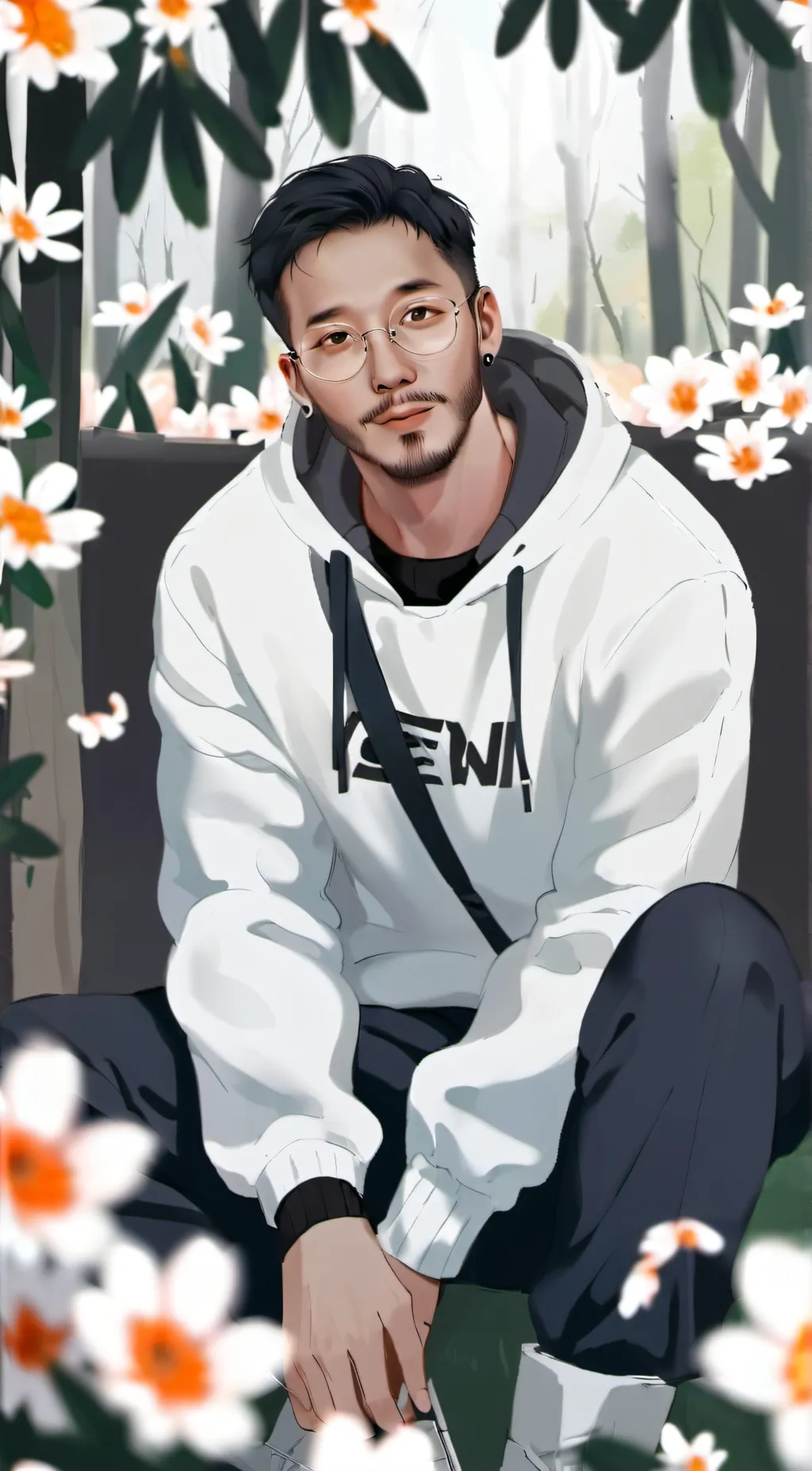 ai character: good boy background