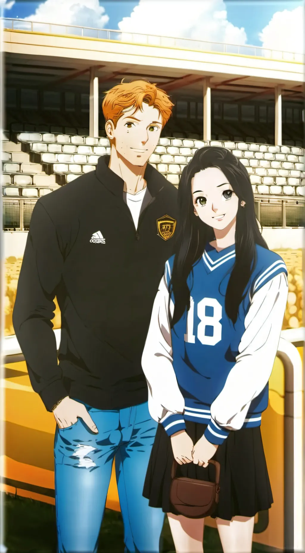 ai character: Jackson,you at OYE background