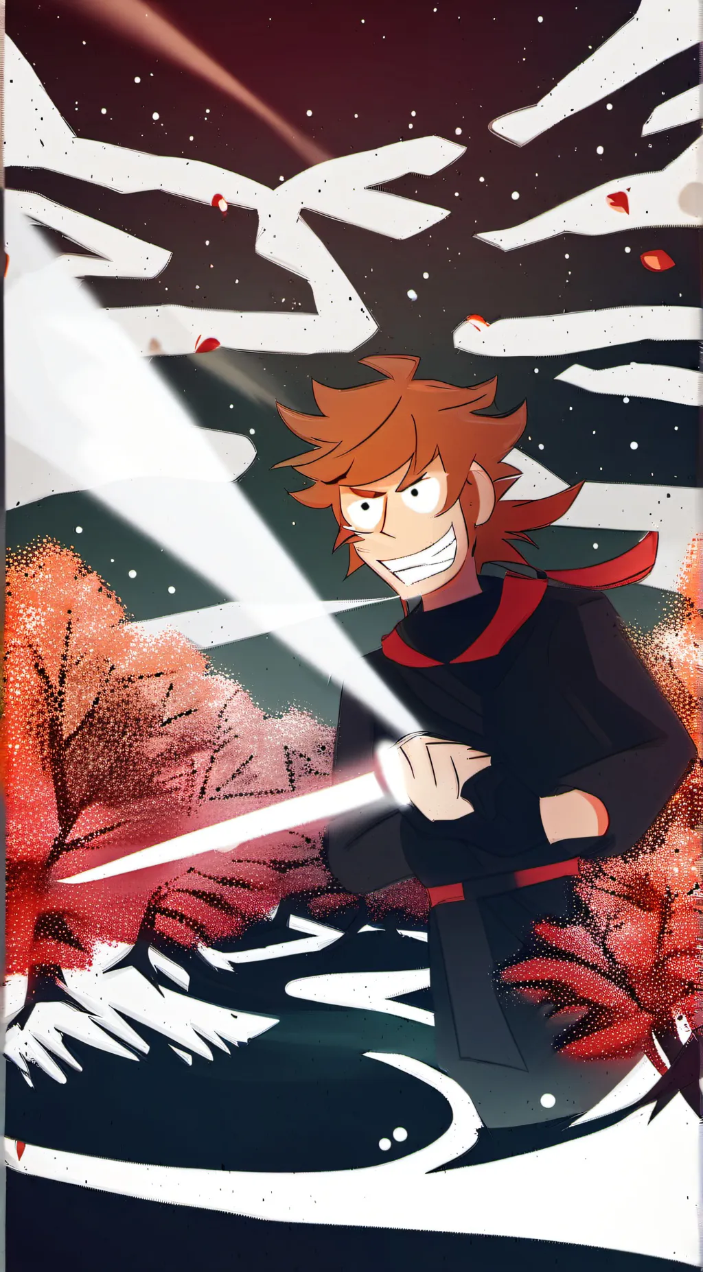 ai character: Tord/red leader!  background