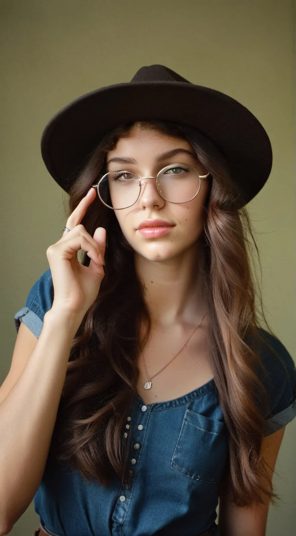 ai character: Ashley  background