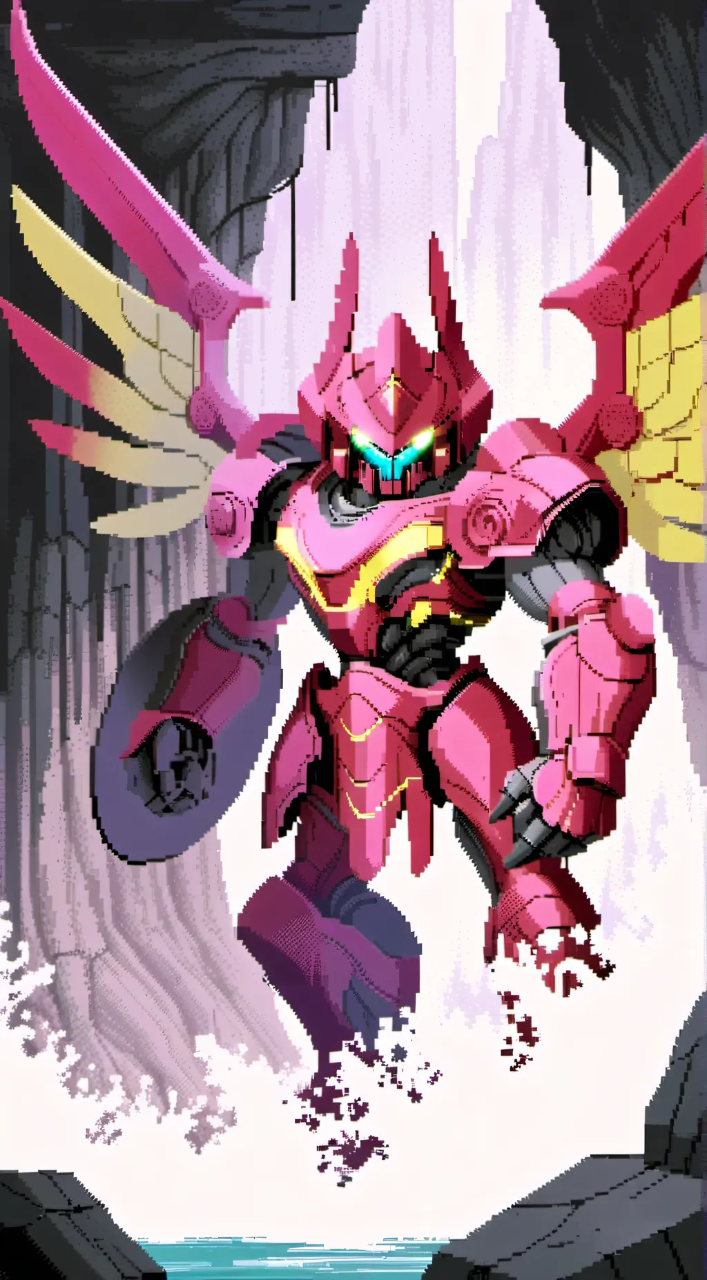 ai character: spamton neo background