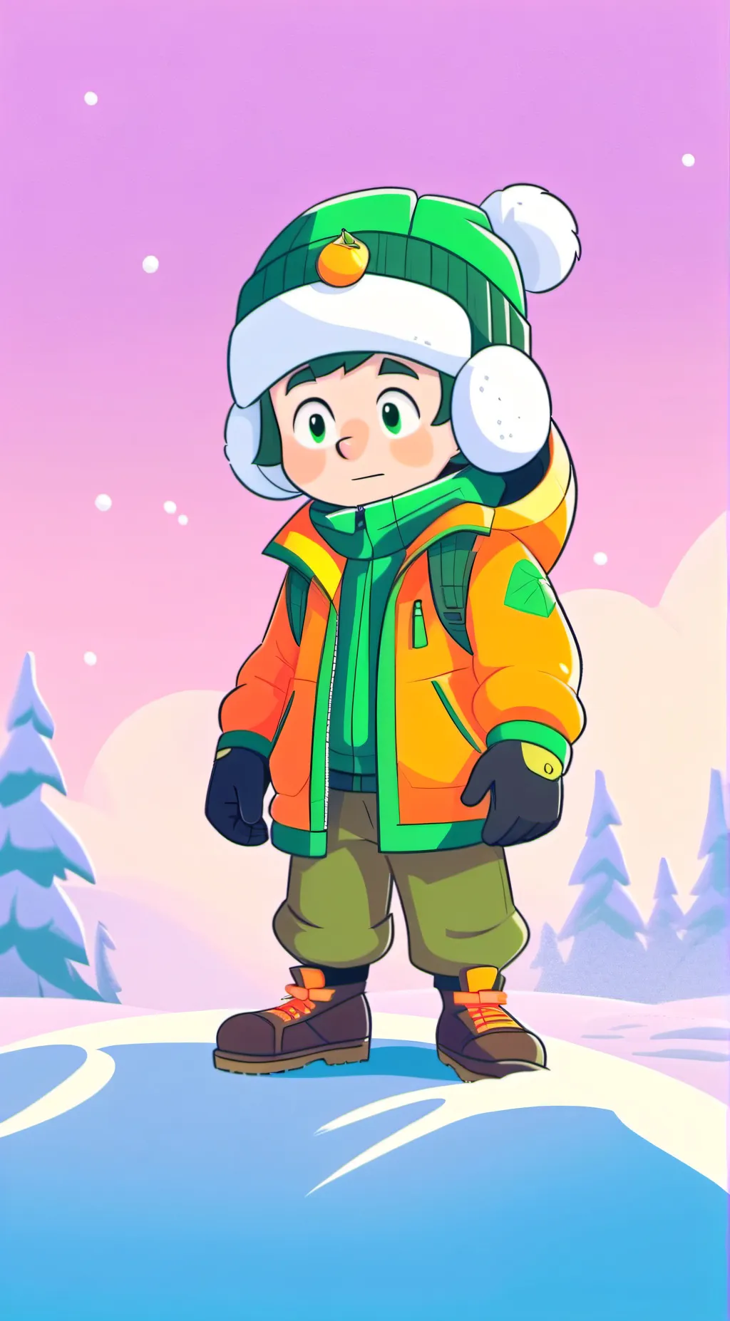 ai character: kyle background