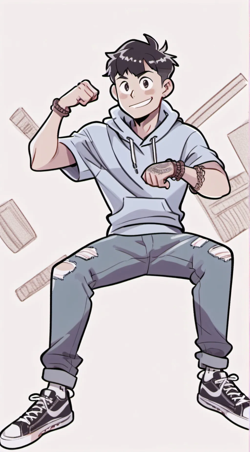 ai character: Karamatsu  background