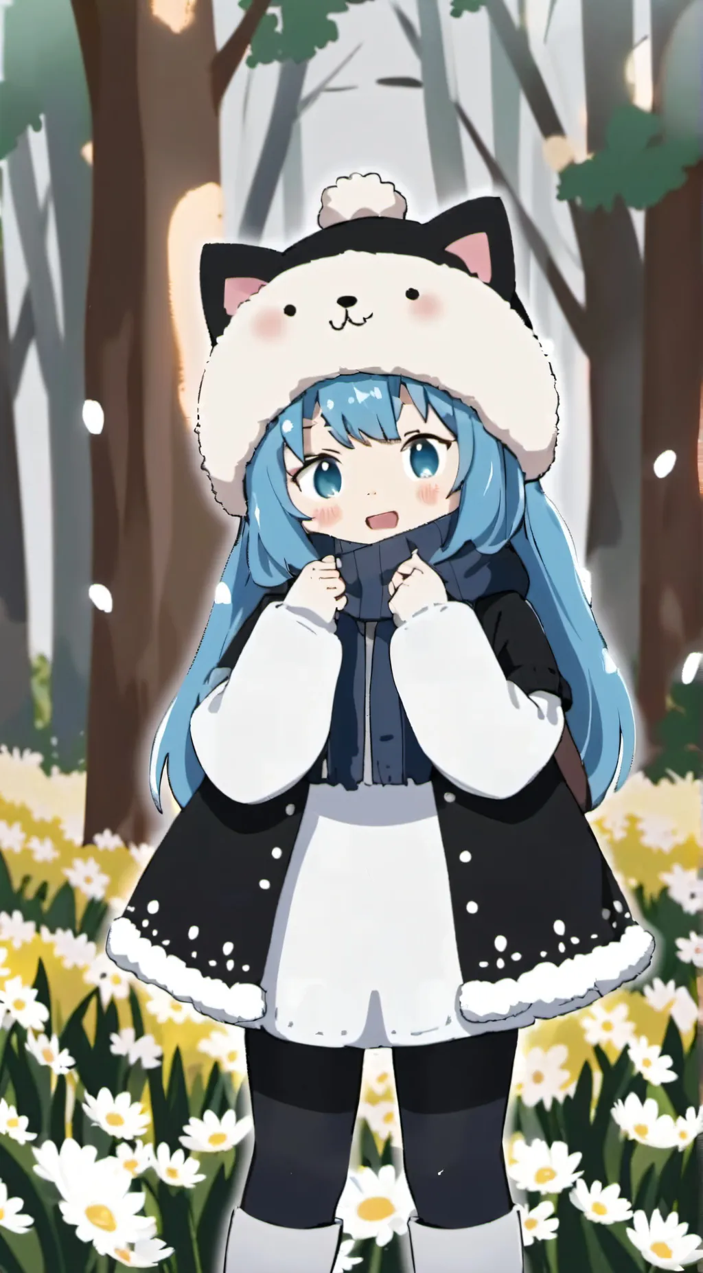 ai character: CinnamonRoll background