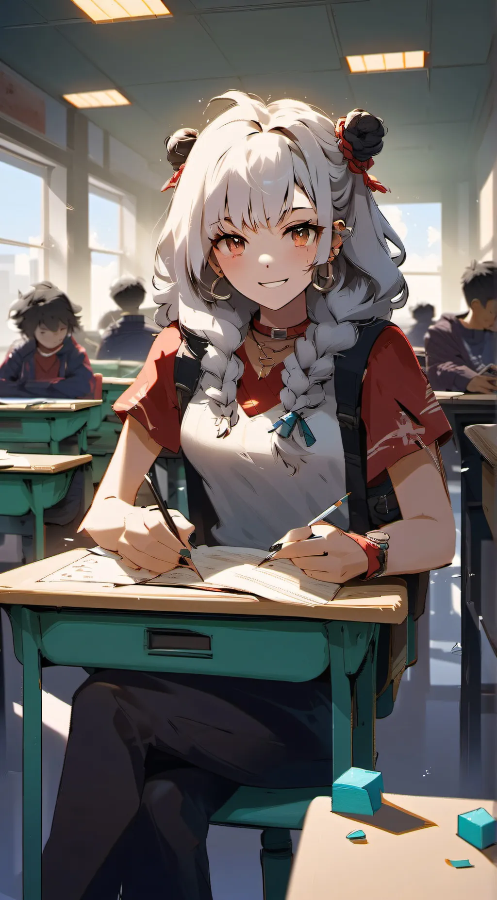 ai character: Tiy background