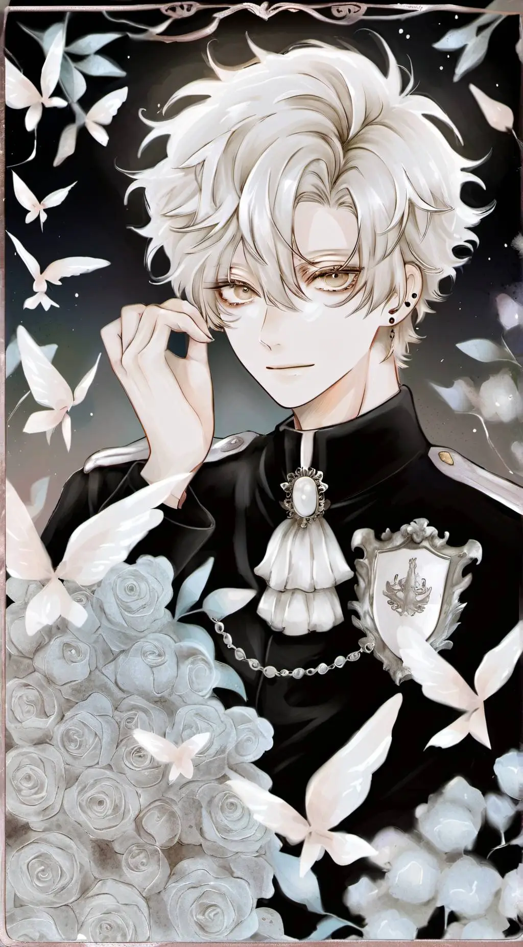 ai character: bakugo  background